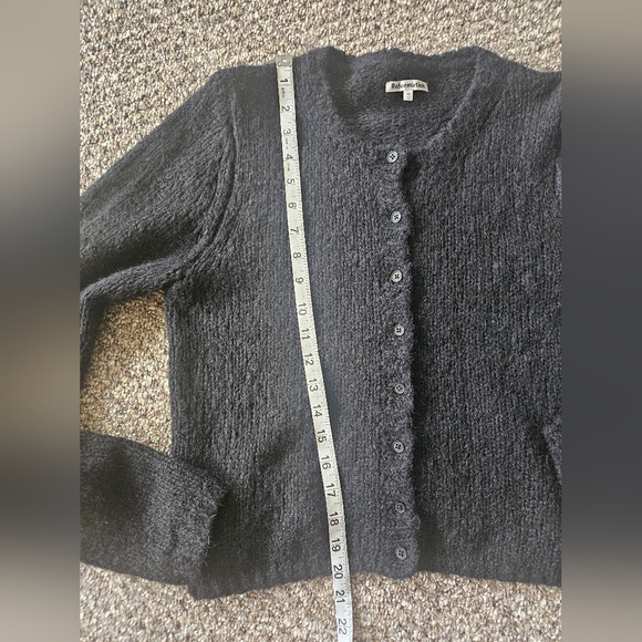 Reformation Clara Crew Alpaca Cardigan Xs - Picture 3 of 6
